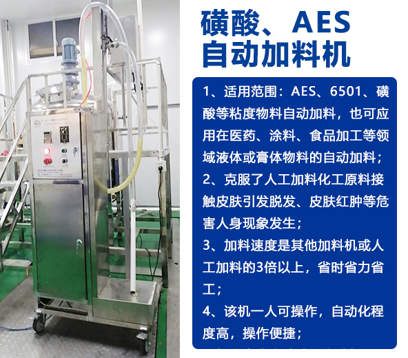 AES磺酸加料機(jī)、實(shí)驗(yàn)室乳化機(jī)、片堿食鹽自動(dòng)加料機(jī)-04